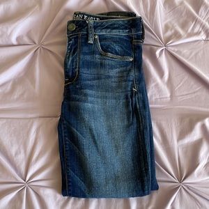 American Eagle Skinny Jeans Dark Wash Denim